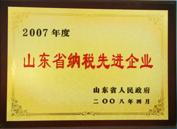 鲁商集团连续多年荣获“山东省纳税先进企业”